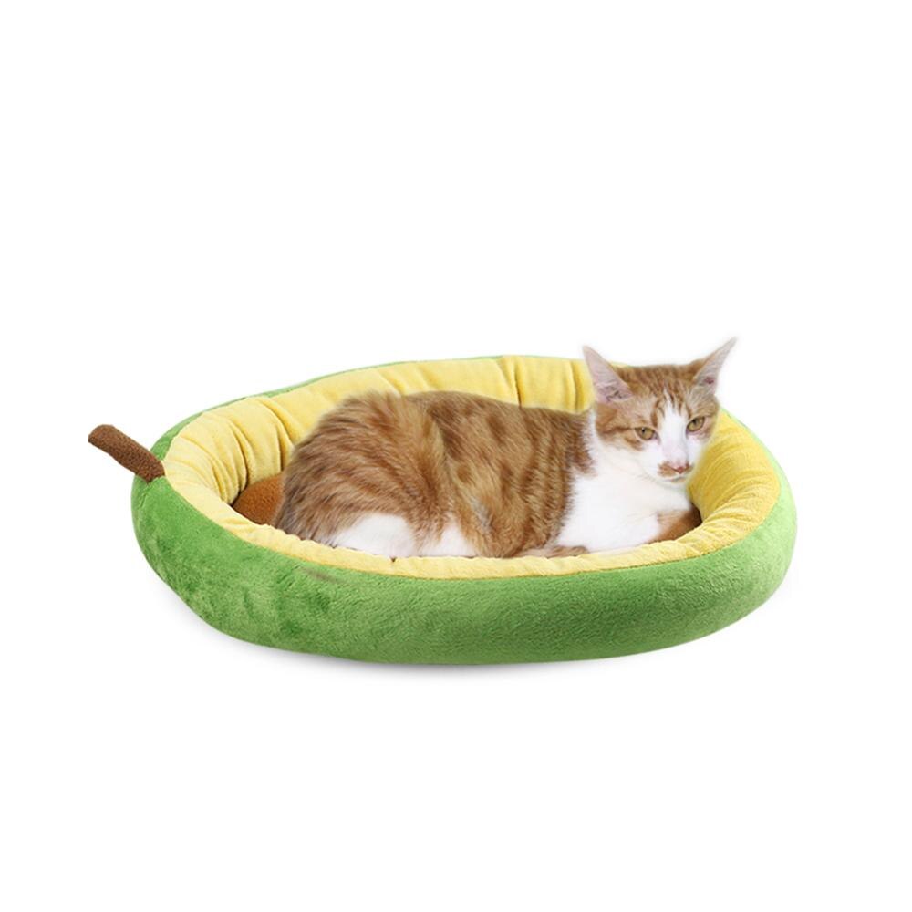 Pet Cat House for Dog Mat Warm Bed Small cats Beds Nest for Dogs Avocado Shape Sleeping Bags Comfortable Kennel Sofa