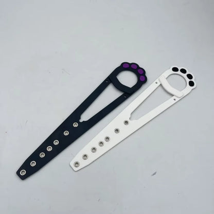 Cat Door Latch Bracket, Adjustable Size to Keep the Door Open, Prevent Dogs from Entering, No Tools Required and No Wall Damage