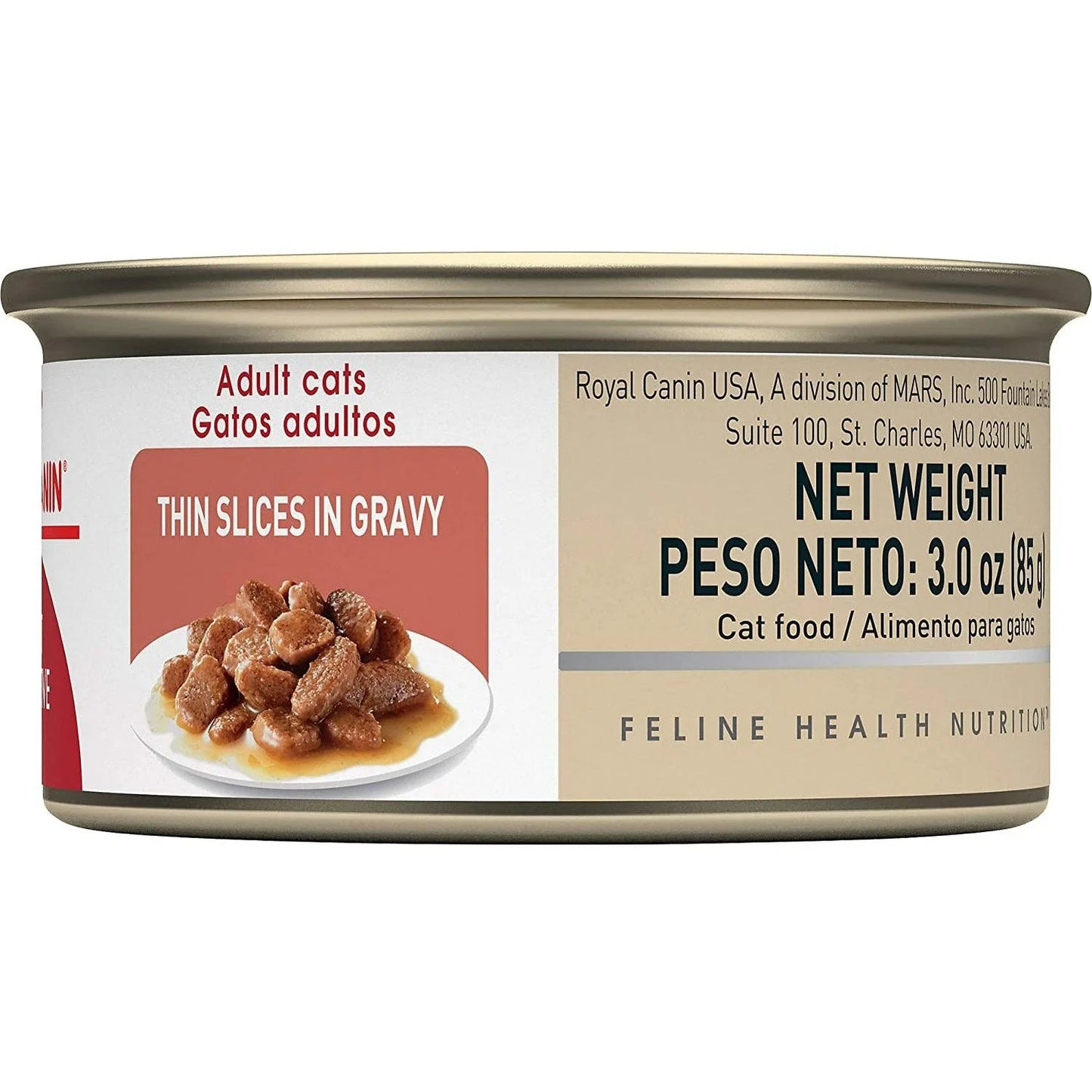 Canned Cat Food Adult Instinctive Thin Slices in Gravy
