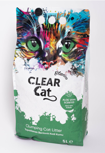 NNEDSZ ClearCat Blanco Cat Litter - Aloevera 5L